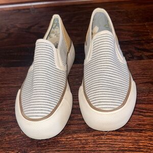 Tommy Bahama Striped Slip-On Sneakers